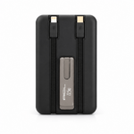 10000mAh 22.5W PD Fast Wireless PowerBank – MagSafe Destekli Dahili Kablolu - Görsel 3