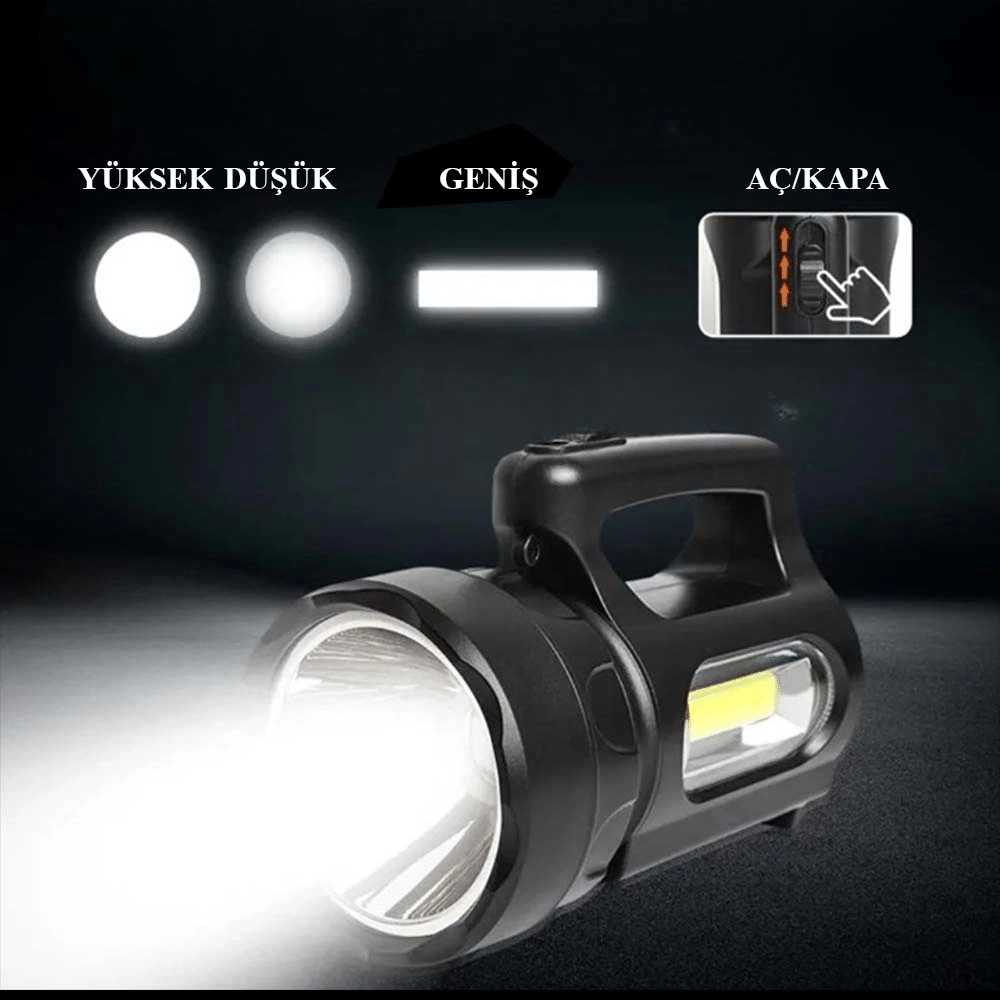900-lumen-ultra-guclu-el-feneri-wt-613-1-55154989-sw1000sh1000 900 Lümen Ultra Güçlü El Feneri Wt-613 - Görsel 1