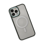 Apple İphone 15 Pro Kılıf Room Magneticsafe Silikon - Köknar Yeşili - Görsel 3