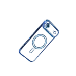Apple İphone 17 Air Joke Simli Magneticsafe Kılıf - Mavi - Görsel 4