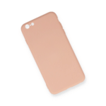 Apple İphone 6 Plus Kılıf Nano İçi Kadife Silikon - Pudra - Görsel 2