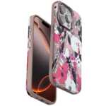 Onegif Apple İphone 15 Pro Flower Series Magsafe Kapak - Pembe