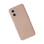 Oppo A96 Kılıf Nano İçi Kadife Silikon - Pudra - Görsel 2
