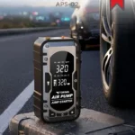 Araç Hava Kompresörü Akü Takviyeli Powerbank Dijital Ekranlı Işıklı Taşınabilir Kompresör APS02