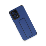 Xiaomi Poco X5 5g Kılıf Mega Standlı Silikon - Mavi - Görsel 3