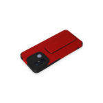 Xiaomi Redmi 12c Kılıf Mega Standlı Silikon - Kırmızı - Görsel 3