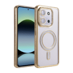 Xiaomi Redmi 15c 4g Joke Simli Magneticsafe Kılıf - Gold