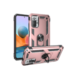 Xiaomi Redmi Note 10 Pro Kılıf Sofya Yüzüklü Silikon Kapak - Rose - Görsel 2