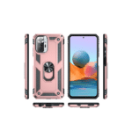Xiaomi Redmi Note 10 Pro Kılıf Sofya Yüzüklü Silikon Kapak - Rose - Görsel 3